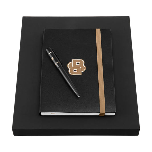 Hugo Boss Set HUGO BOSS Black (kugelschreiber & notizblock A5)