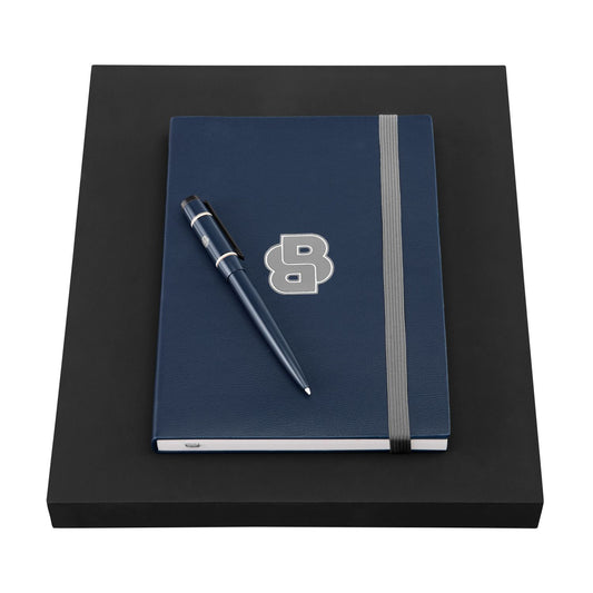Hugo Boss Set HUGO BOSS Navy (kugelschreiber & notizblock A5)