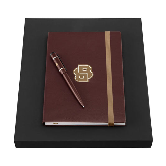 Hugo Boss Set HUGO BOSS Burgundy (kugelschreiber & notizblock A5)