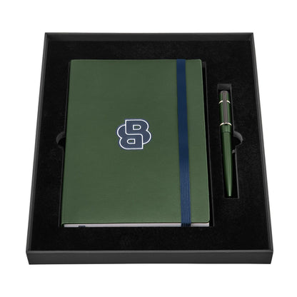 Hugo Boss Set HUGO BOSS Forest Green (kugelschreiber & notizblock A5)