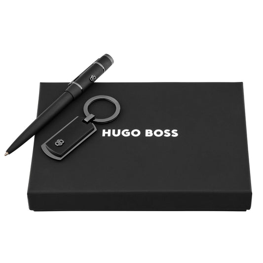 Hugo Boss Set HUGO BOSS Black (kugelschreiber & schlüsselring)