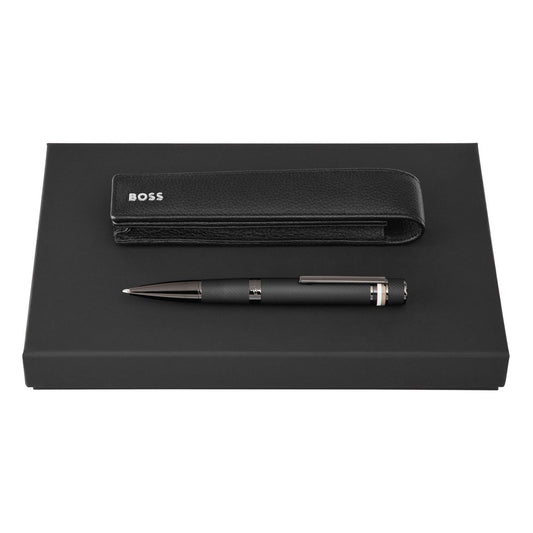 Hugo Boss Set HUGO BOSS Black (kugelschreiber & case)