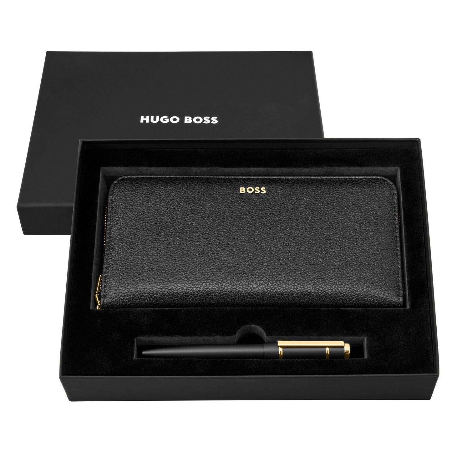 Hugo Boss Set HUGO BOSS Black (kugelschreiber & brieftasche)