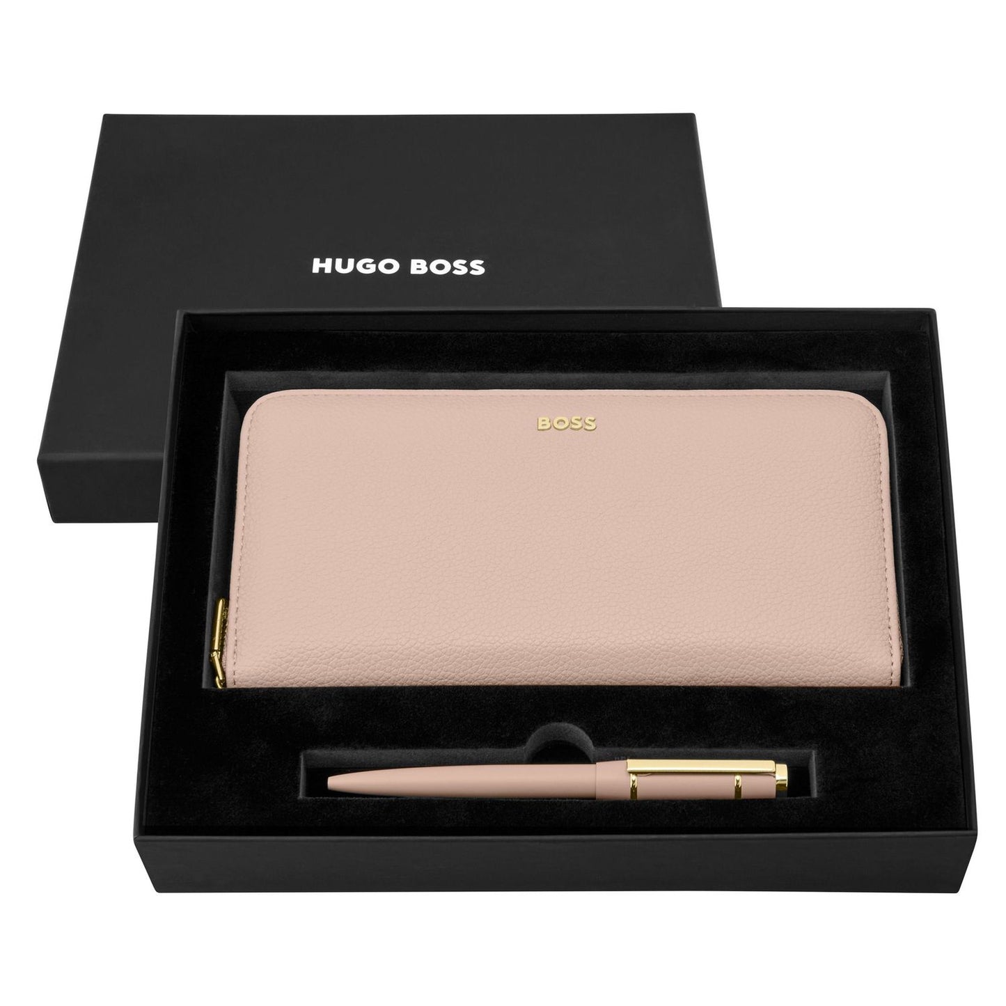 Hugo Boss Set HUGO BOSS Nude (kugelschreiber & brieftasche)