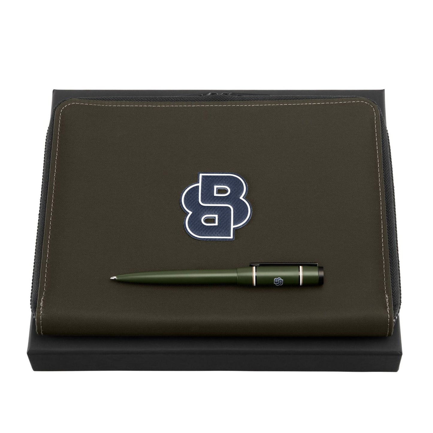 Hugo Boss Set HUGO BOSS Forest Green (kugelschreiber & A5 konferenzmappe)