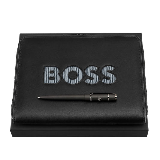 Hugo Boss Set HUGO BOSS (kugelschreiber & A5 konferenzmappe)