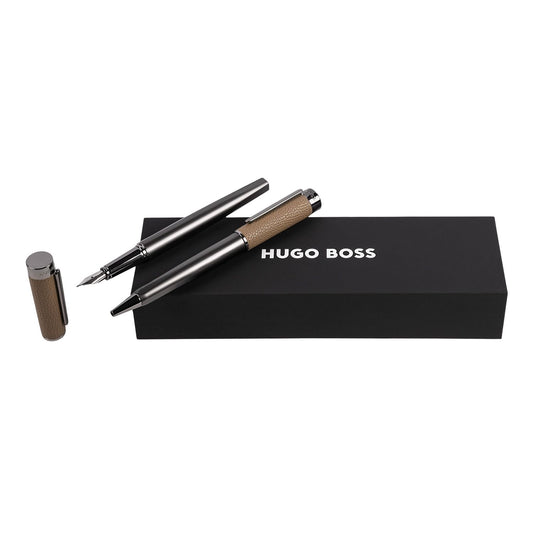 Hugo Boss Set Corium Camel (kugelschreiber & füllfederhalter)