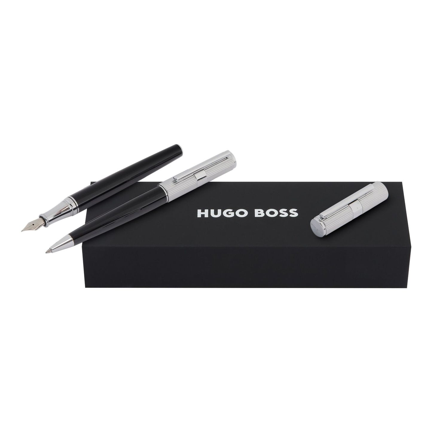 Hugo Boss Set Formation Line Silver (kugelschreiber & füllfederhalter)
