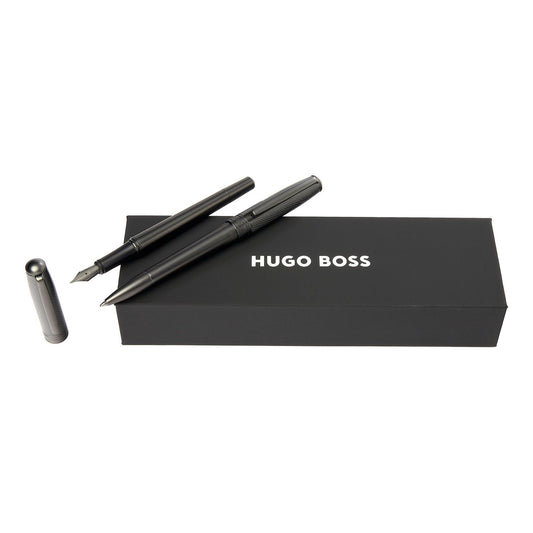 Hugo Boss Set Essential Metal Gun (kugelschreiber & füllfederhalter)
