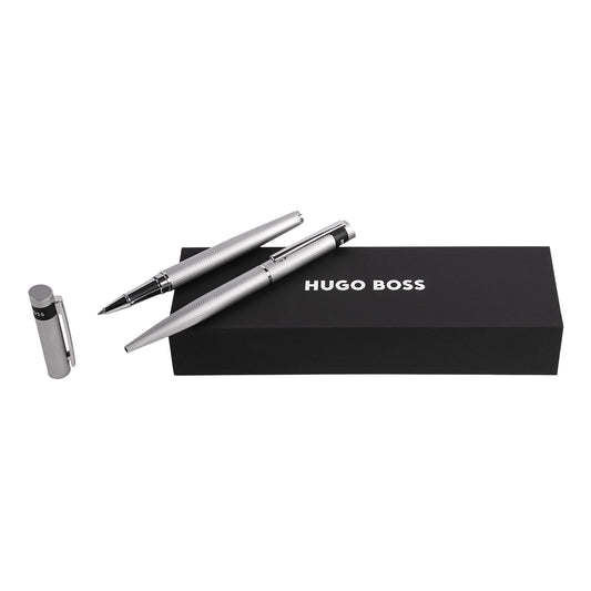 Hugo Boss Set Loop Diamond Chrome (kugelschreiber & tintenroller)