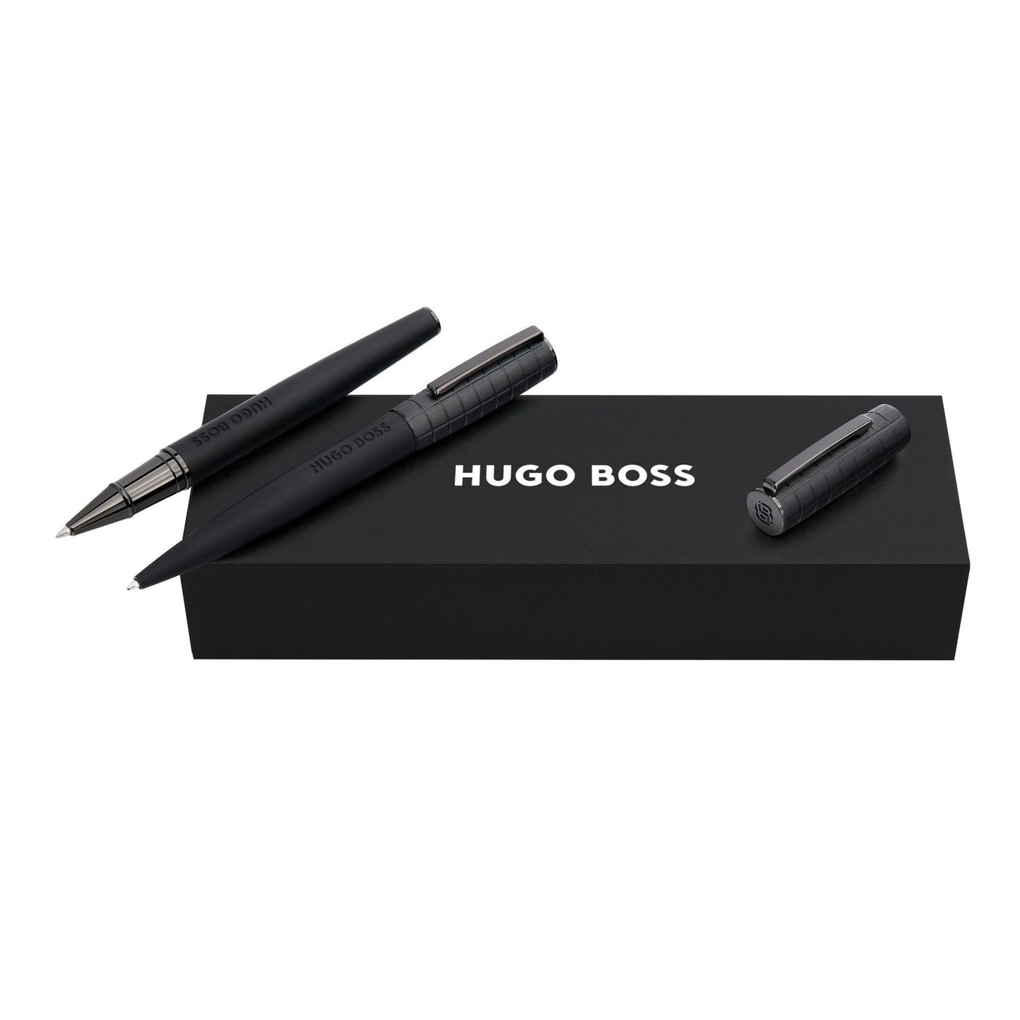 Hugo Boss Set Arche Bauhaus Black (kugelschreiber & tintenroller)