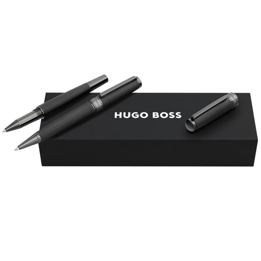 Hugo Boss Set Totem Black (kugelschreiber & tintenroller)