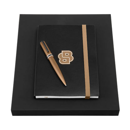 Hugo Boss Set HUGO BOSS (kugelschreiber & notizblock A5)