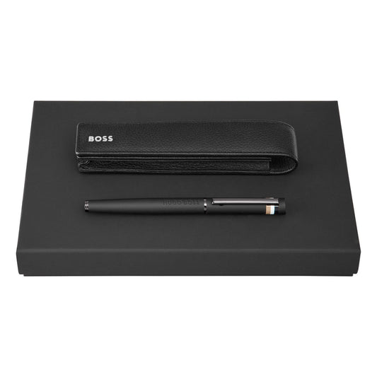 Hugo Boss Set HUGO BOSS Black (füllfederhalter & case)