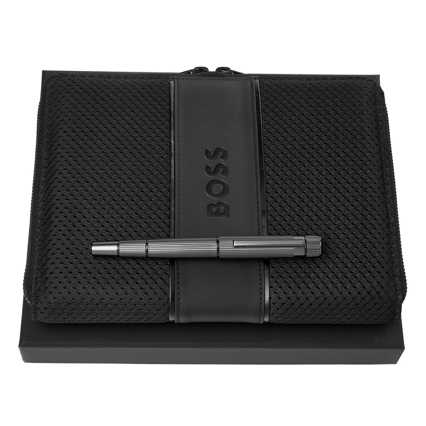 Hugo Boss Set HUGO BOSS (Tintenroller & A5 Konferenzmappe)