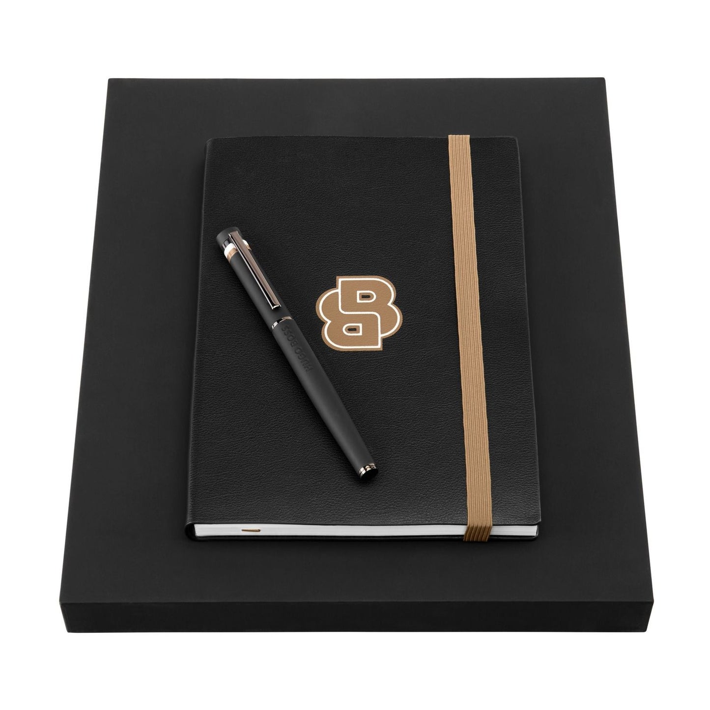 Hugo Boss Set HUGO BOSS Black (tintenroller & notizblock A5)