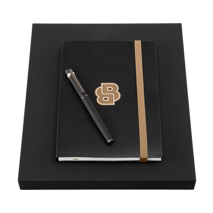 Hugo Boss Set HUGO BOSS Black (tintenroller & notizblock A5)
