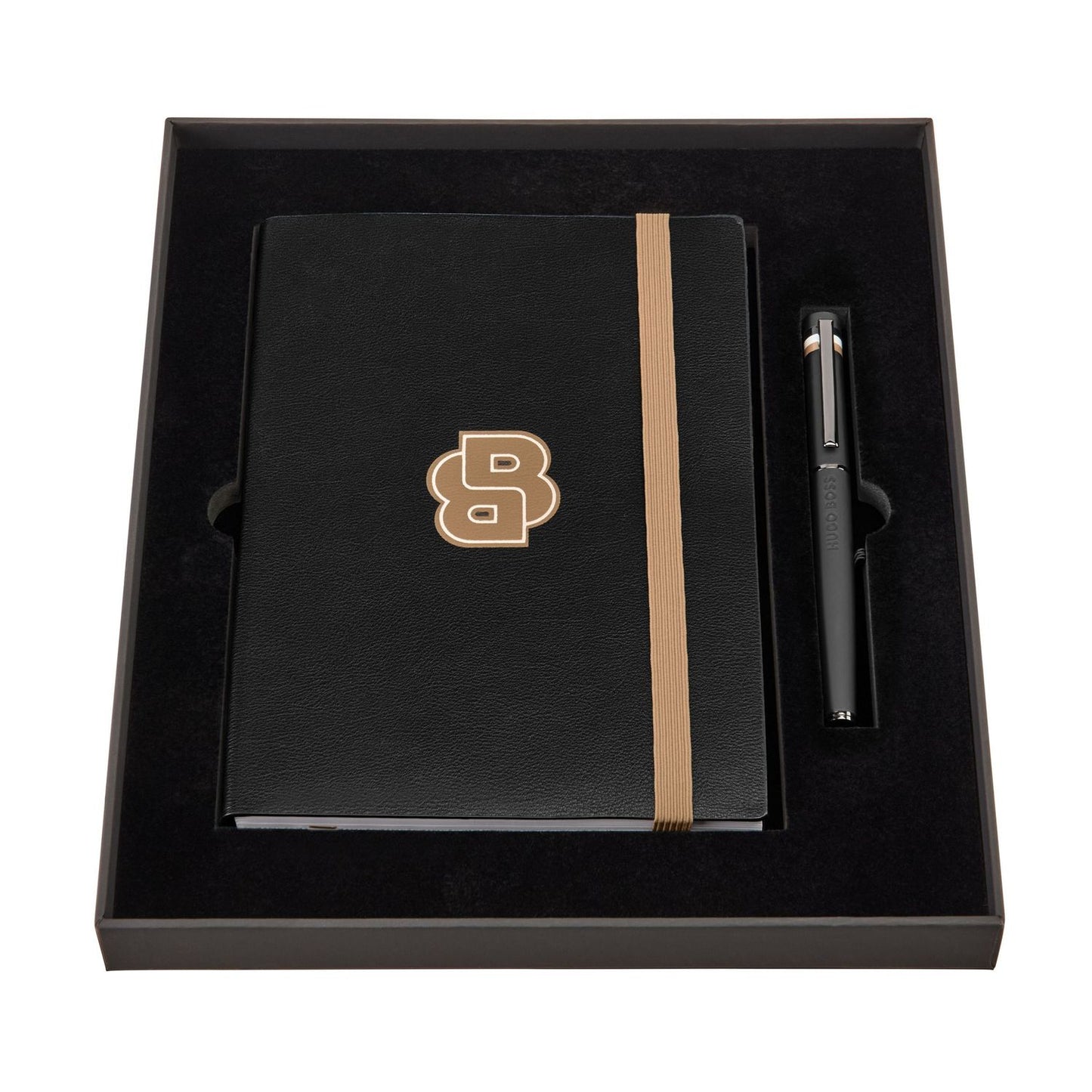 Hugo Boss Set HUGO BOSS Black (tintenroller & notizblock A5)