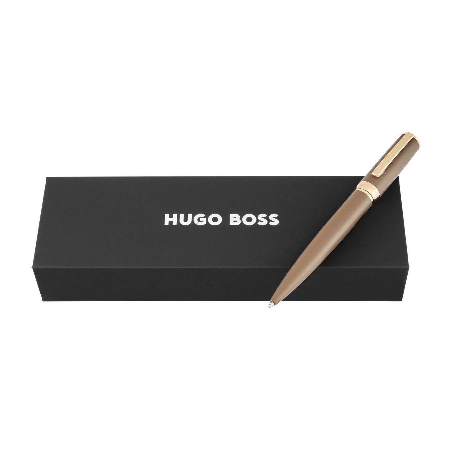 Hugo Boss Kugelschreiber Arche Double B Camel