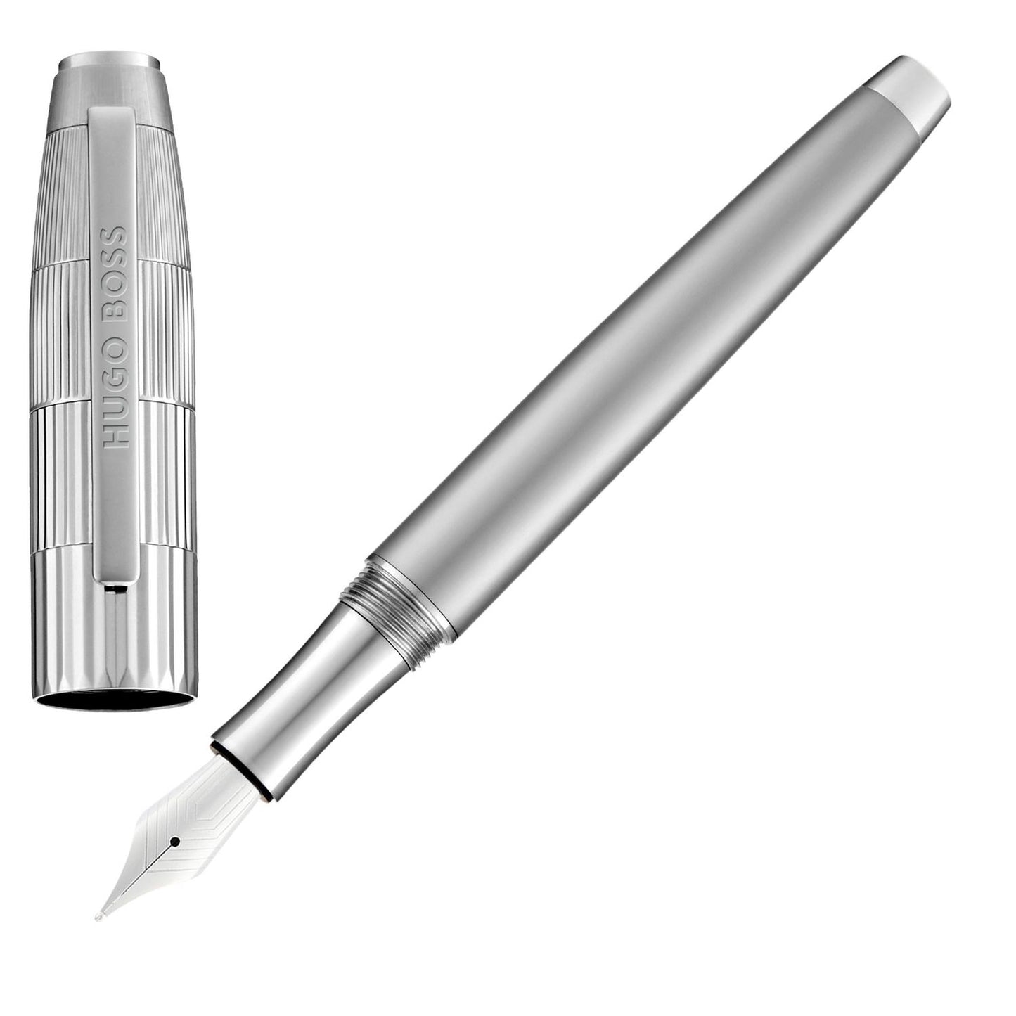 Hugo Boss Füllfederhalter Striato Chrome