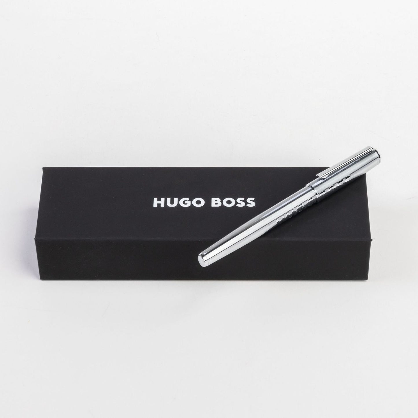 Hugo Boss Füllfederhalter Label Chrome