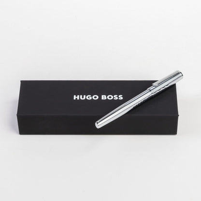 Hugo Boss Füllfederhalter Label Chrome