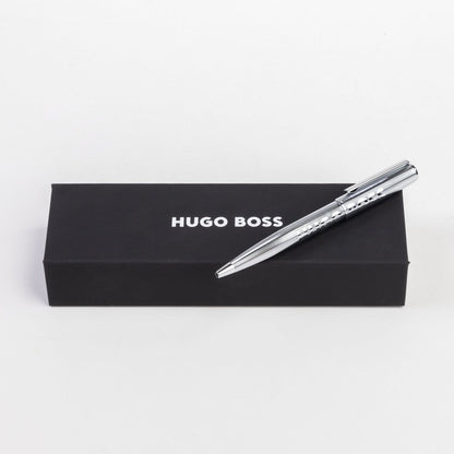 Hugo Boss Kugelschreiber Label Chrome
