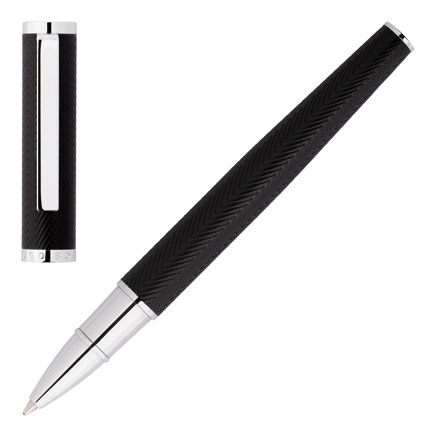 Hugo Boss Tintenroller Formation Herringbone Chrome