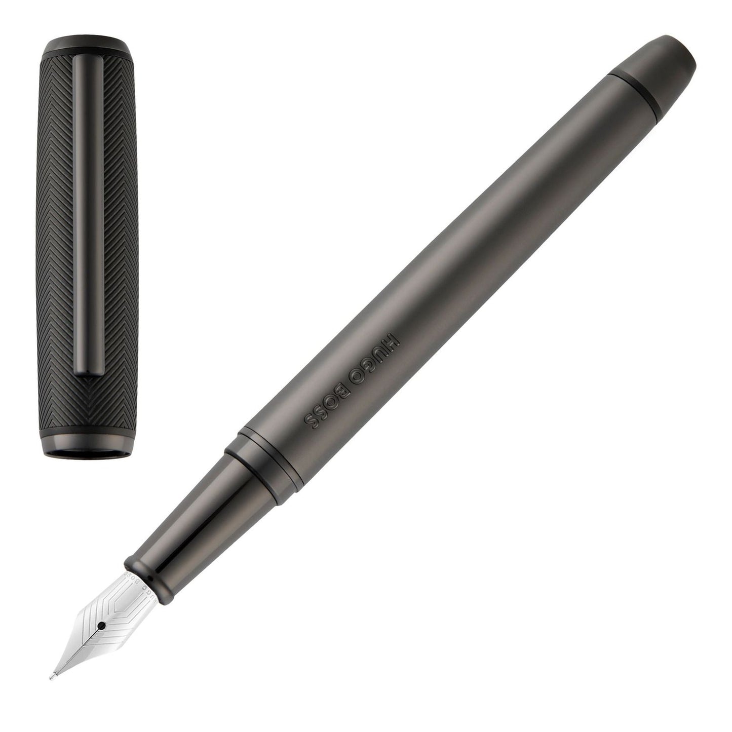 Hugo Boss Füllfederhalter Pace Black & Gun