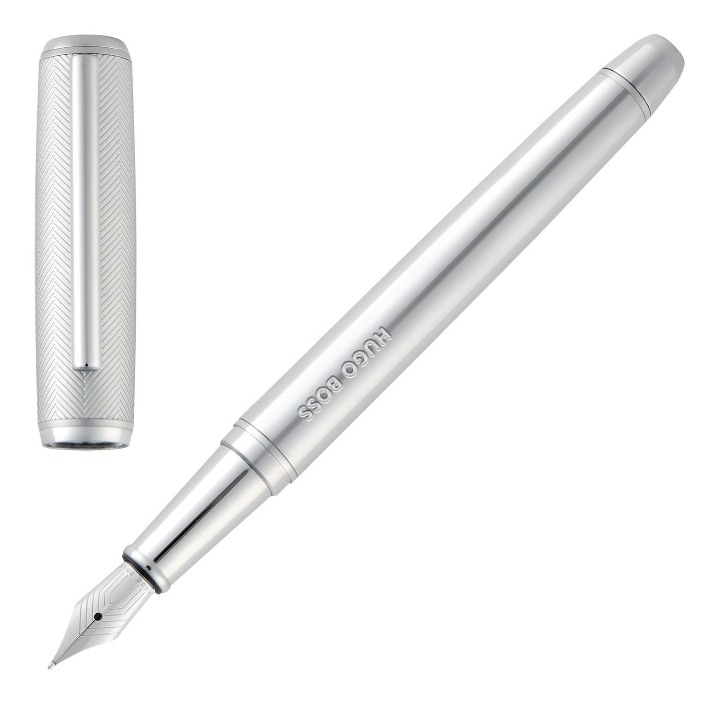 Hugo Boss Füllfederhalter Pace Chrome