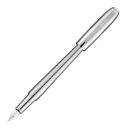 Hugo Boss Füllfederhalter Contour Soft Bauhaus Chrome