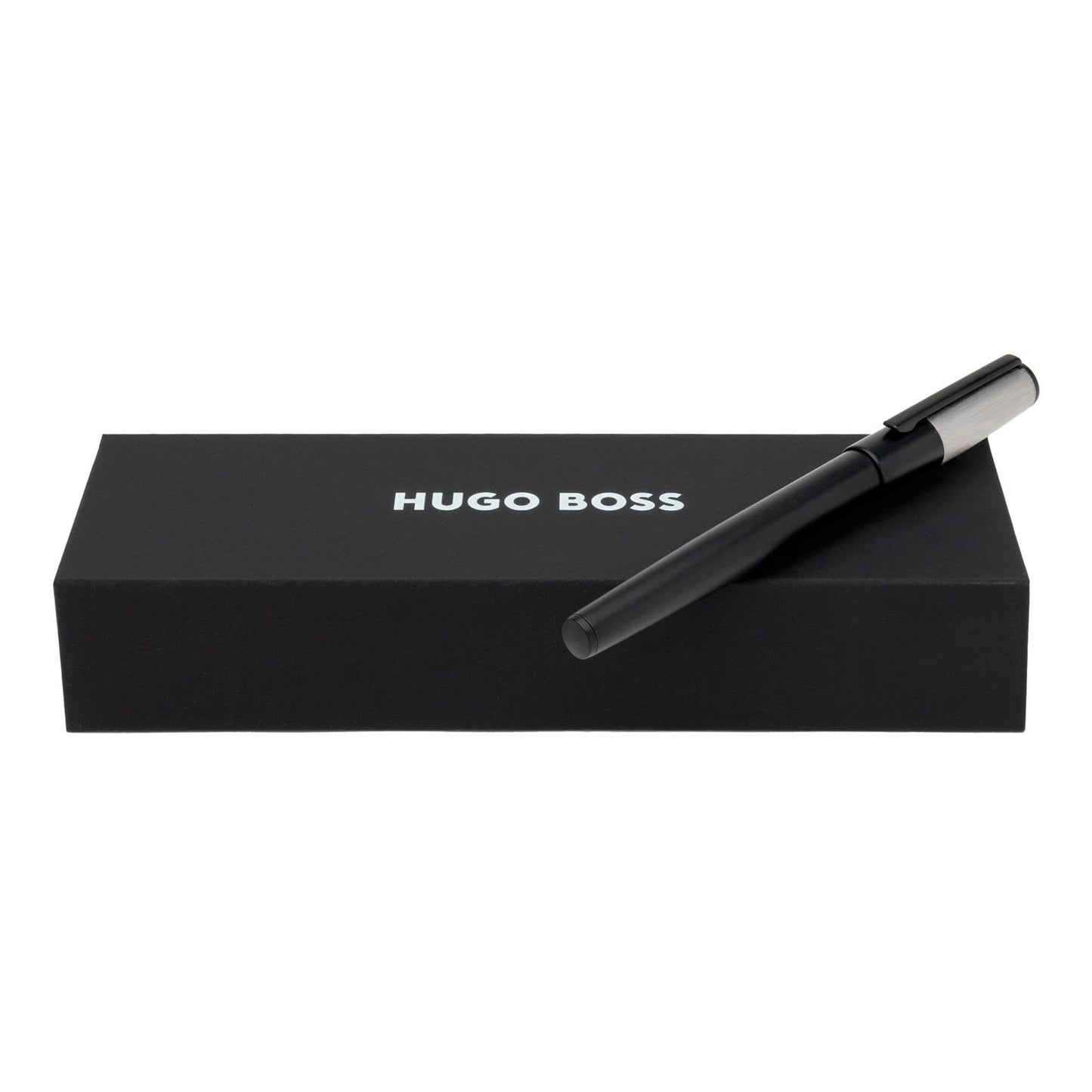 Hugo Boss Füllfederhalter Gear Minimal Black & Chrome