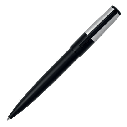 Hugo Boss Kugelschreiber Gear Minimal Black & Chrome