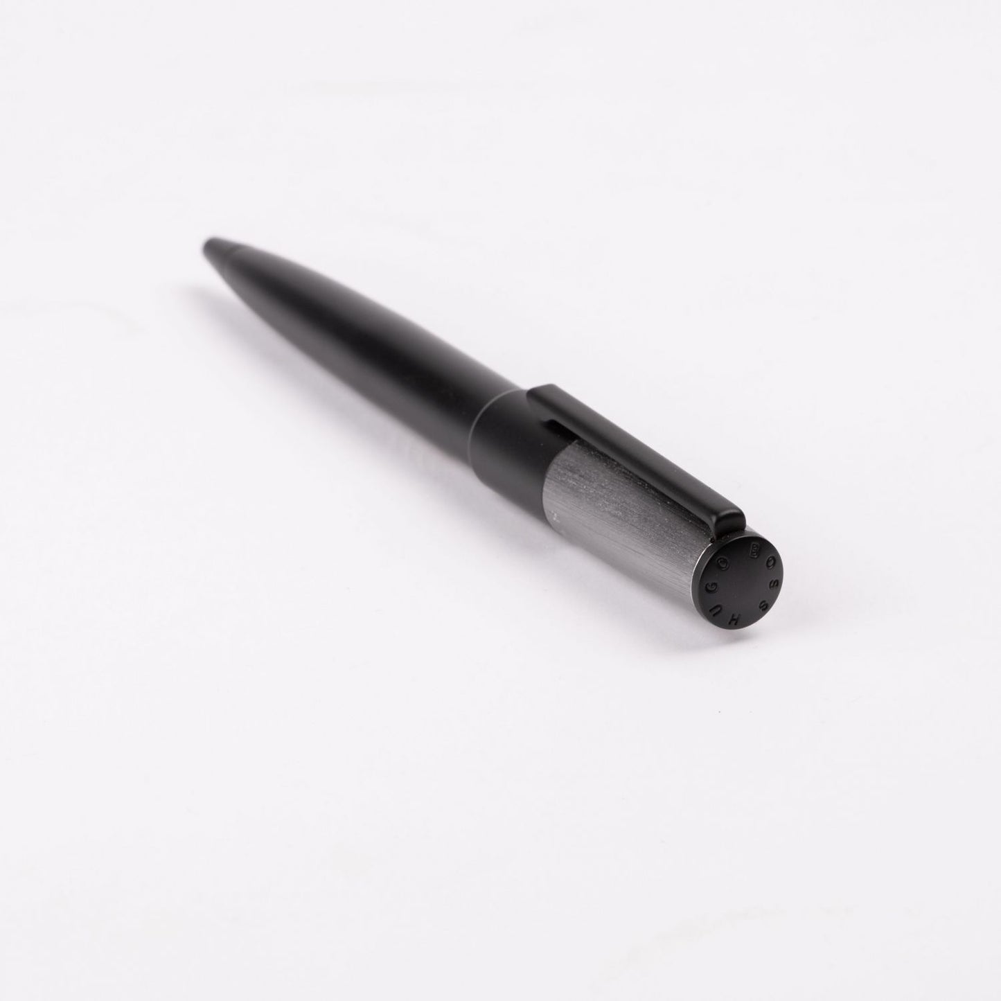 Hugo Boss Kugelschreiber Gear Minimal Black & Chrome