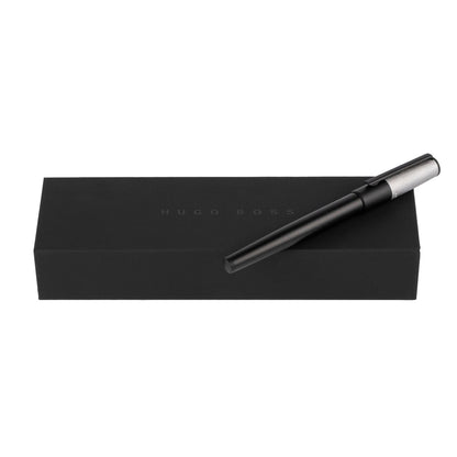 Hugo Boss Tintenroller Gear Minimal Black & Chrome