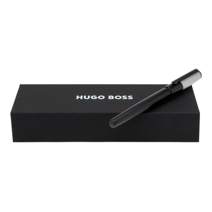 Hugo Boss Tintenroller Gear Minimal Black & Chrome