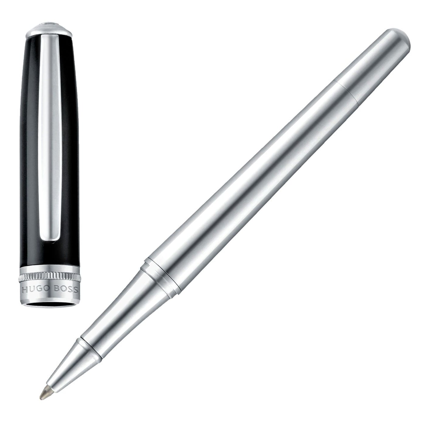 Hugo Boss Tintenroller Essential Classic Black & Chrome
