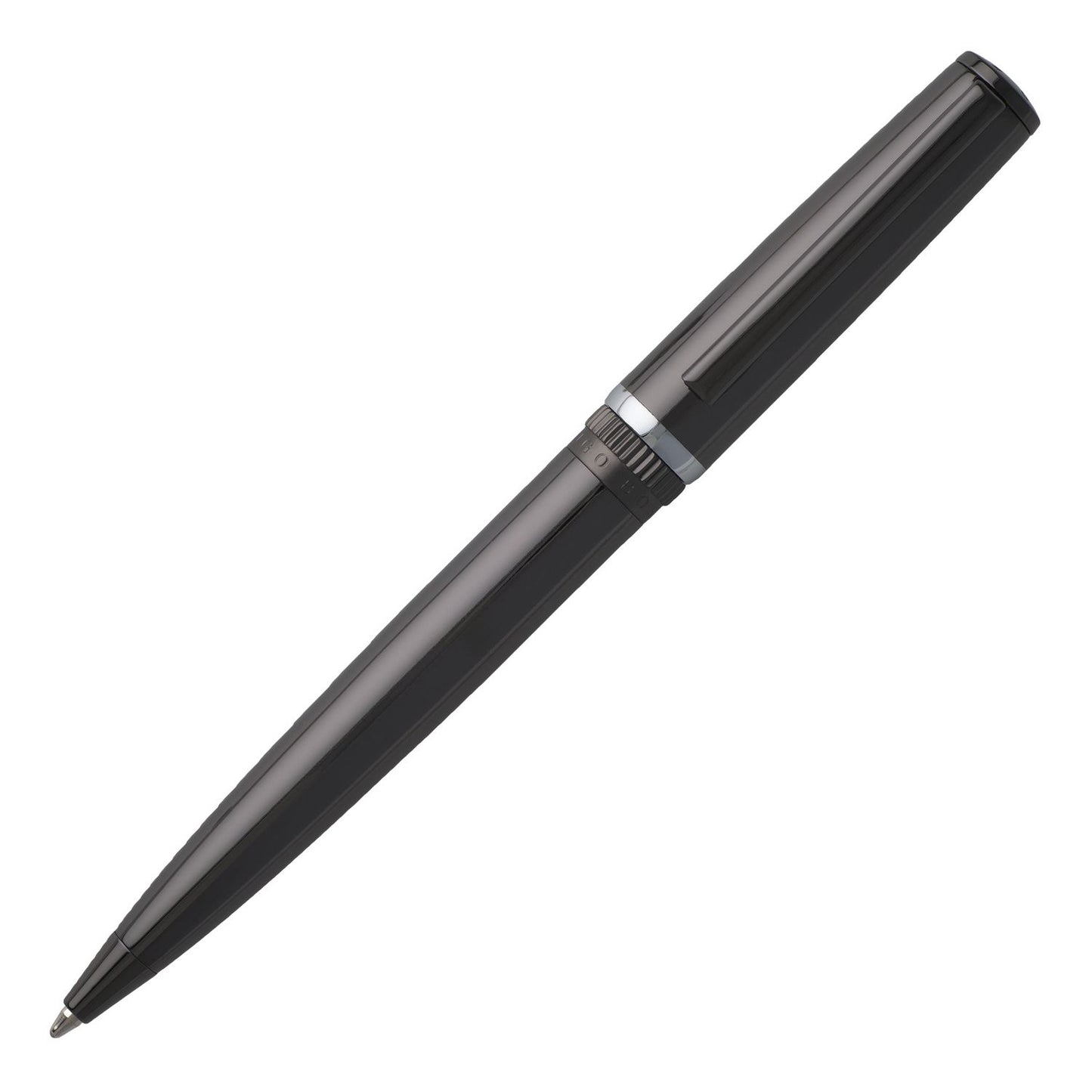 Hugo Boss Kugelschreiber Gear Metal Dark Chrome