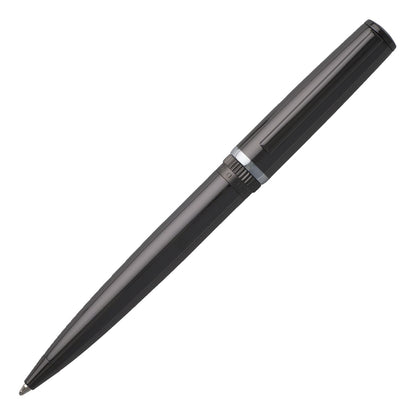 Hugo Boss Kugelschreiber Gear Metal Dark Chrome