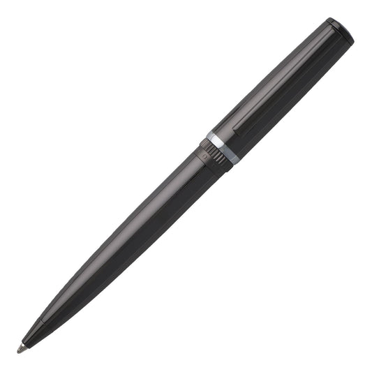 Hugo Boss Kugelschreiber Gear Metal Dark Chrome