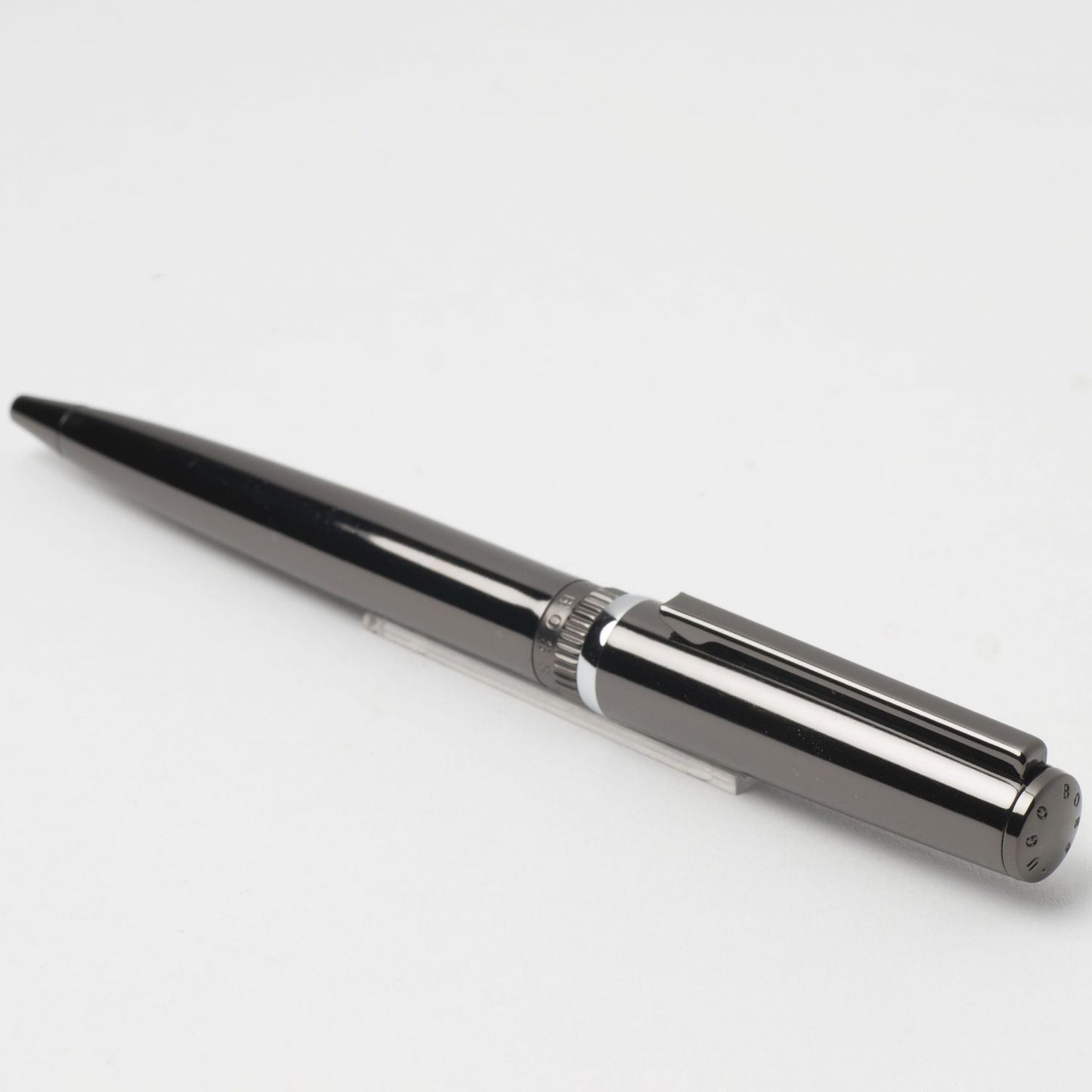 Hugo Boss Kugelschreiber Gear Metal Dark Chrome