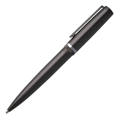 Hugo Boss Kugelschreiber Gear Metal Dark Chrome