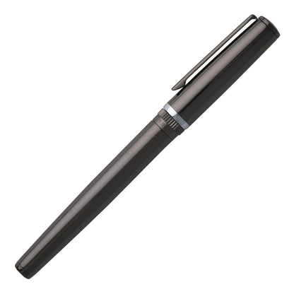 Hugo Boss Tintenroller Gear Metal Dark Chrome