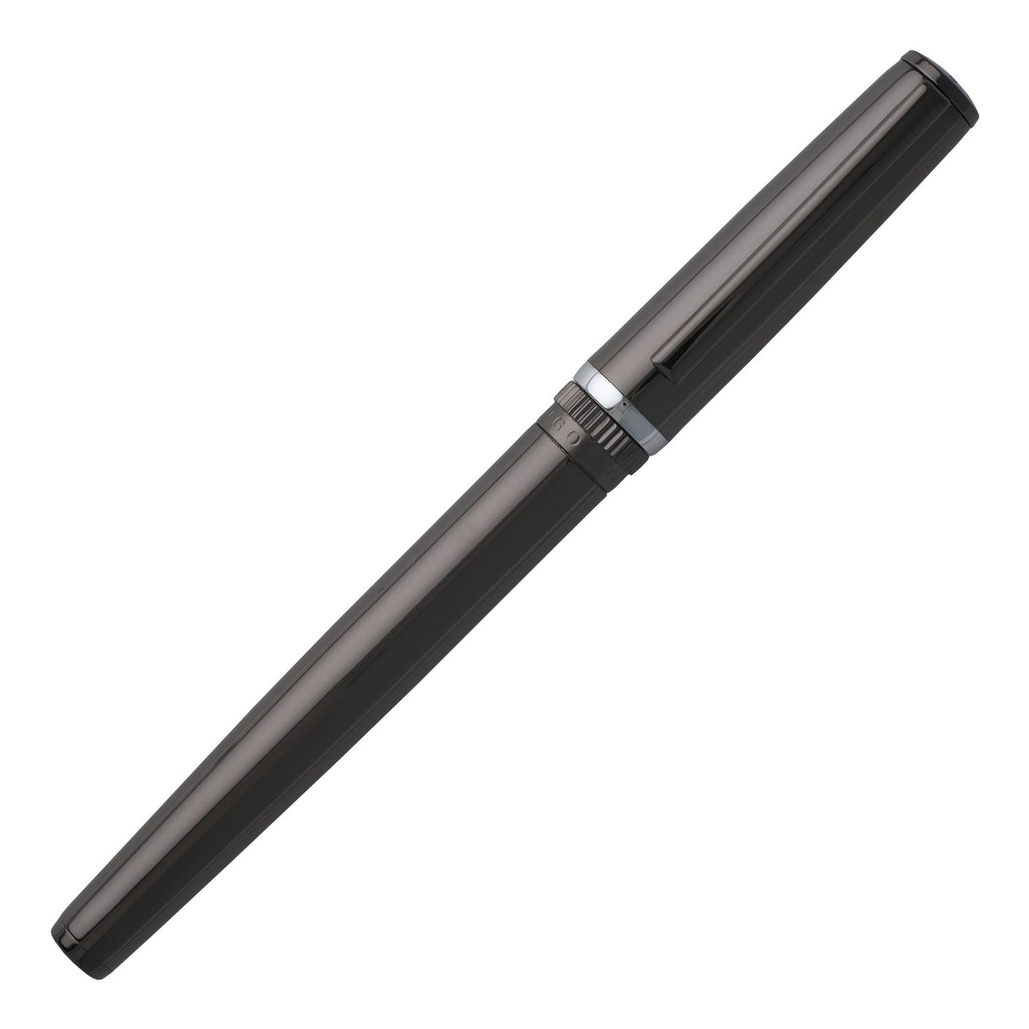 Hugo Boss Tintenroller Gear Metal Dark Chrome
