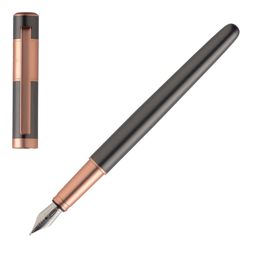 Hugo Boss Füllfederhalter Ribbon Matt Gun