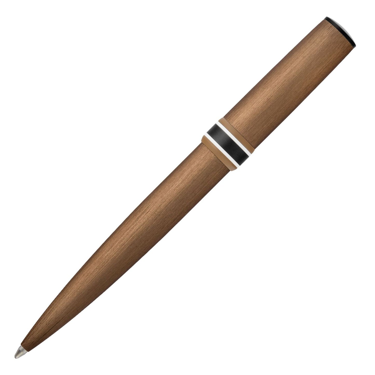 Hugo Boss Kugelschreiber Arche Brushed Ring Camel