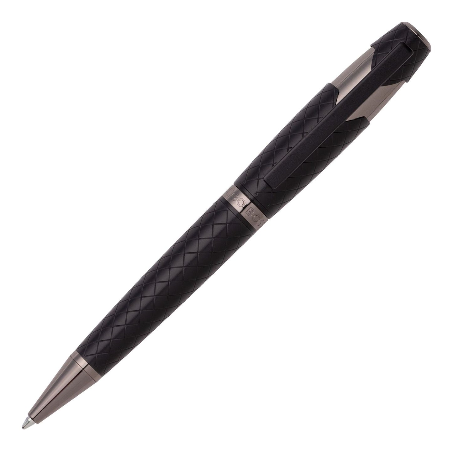 Hugo Boss Kugelschreiber Chevron Black
