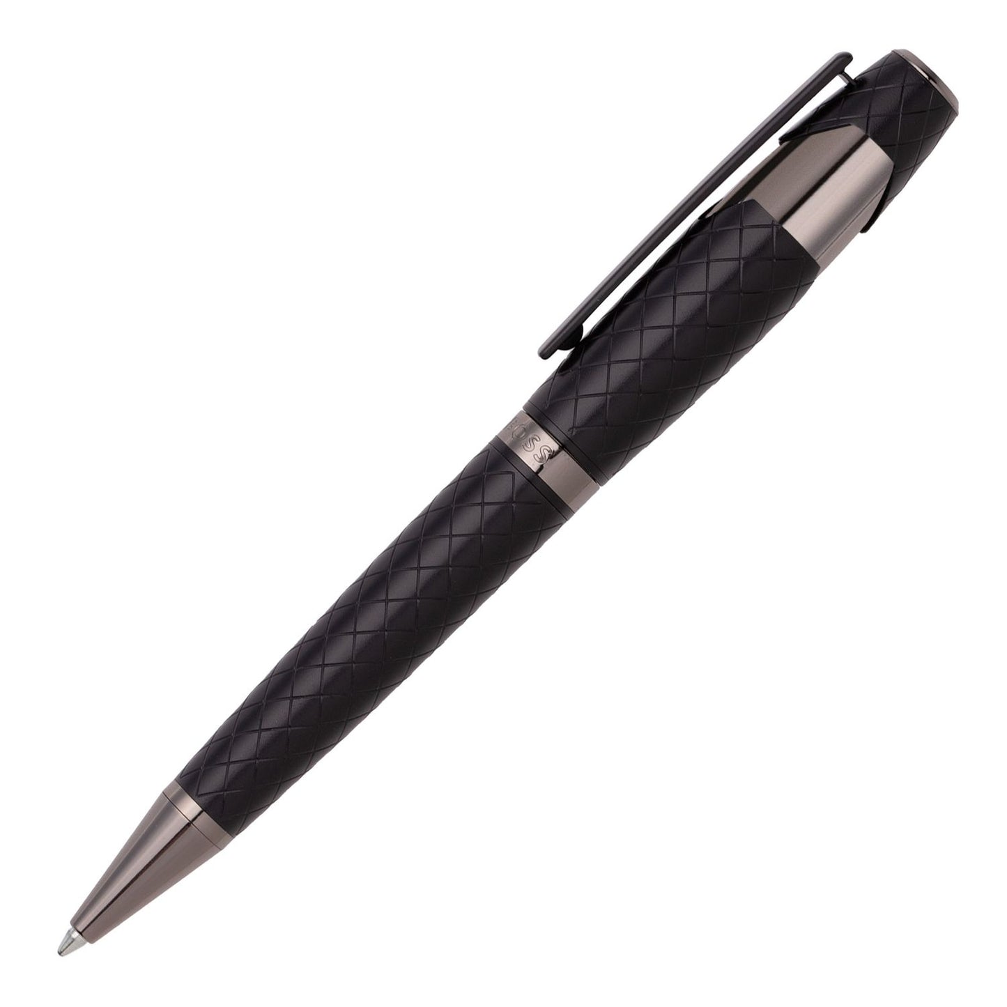 Hugo Boss Kugelschreiber Chevron Black