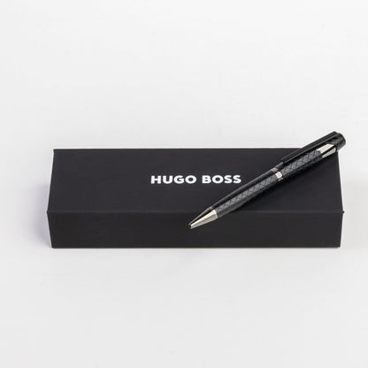 Hugo Boss Kugelschreiber Chevron Black