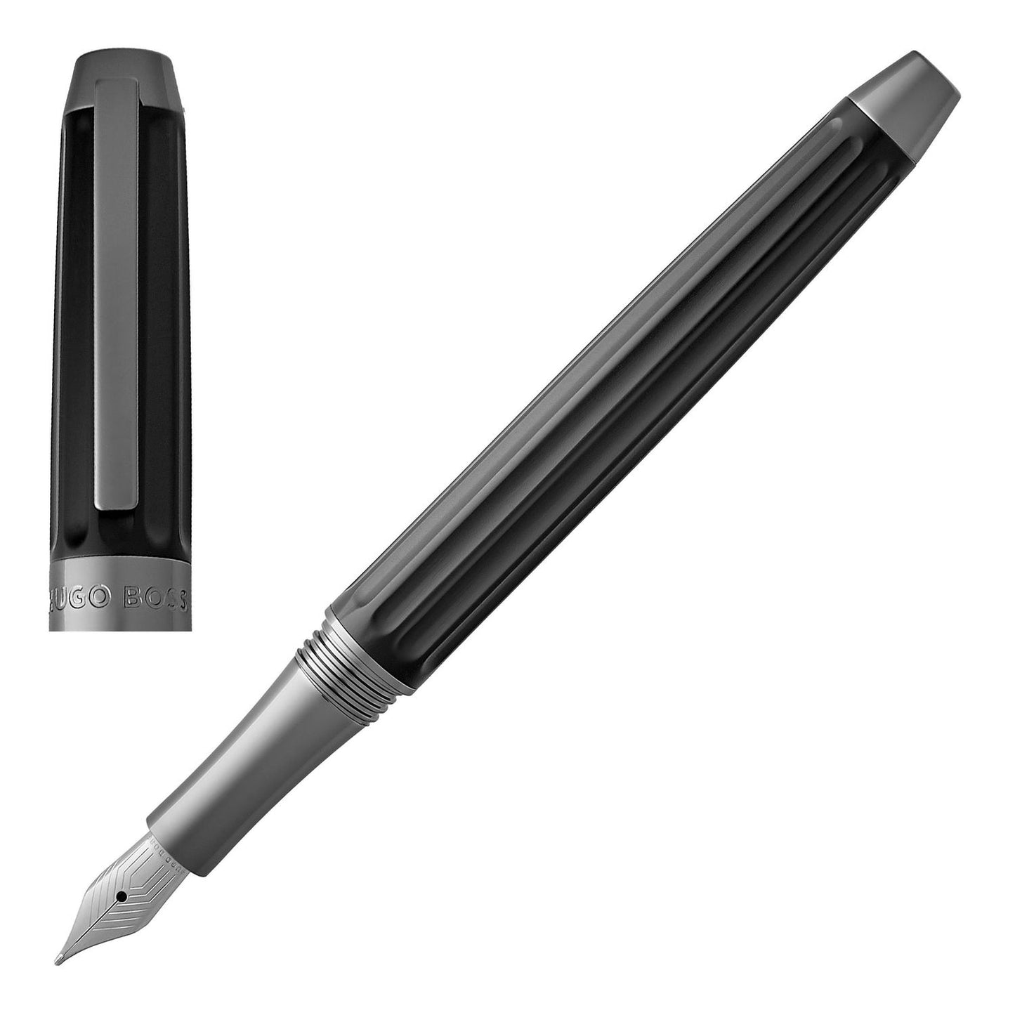 Hugo Boss Füllfederhalter Beam Black